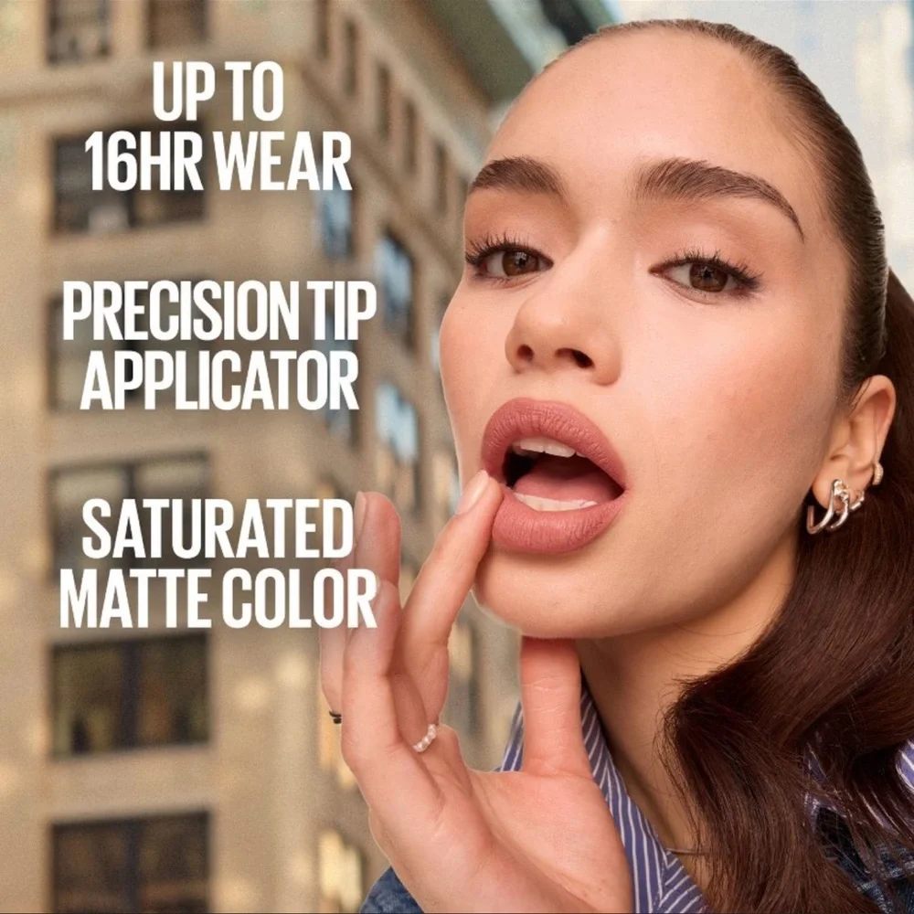 Maybelline New York SuperStay Matte Ink Liquid Lipstick, Shot Caller 325